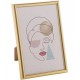 Porta 10x15cm Retrato De Plastico Dourado